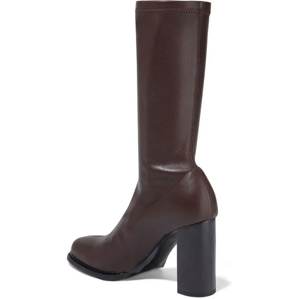 Stella McCartney Palmer faux stretch-leather sock boots Vegan Leather GUC - Picture 2 of 16